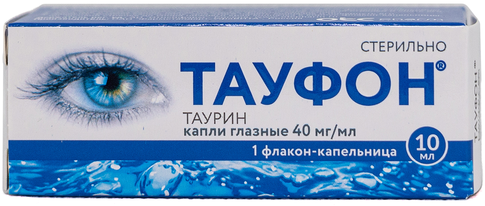 Тауфон 4% 10мл капли глазные